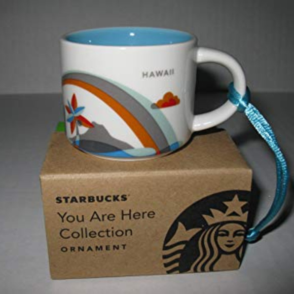 Starbucks YAH You Are Here Hawaii Ornament